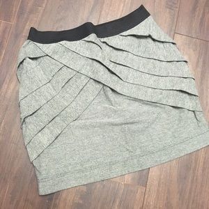 Layered mini skirt